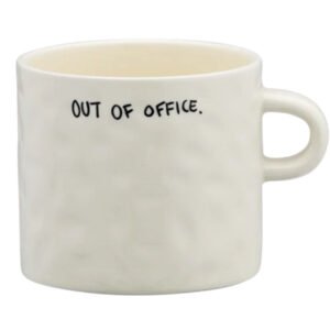 Out Of Office Tea Mug White