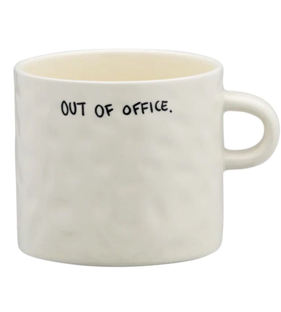 Out Of Office Tea Mug White