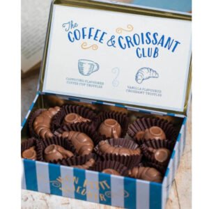 Coffee and Croissant Truffle Tin