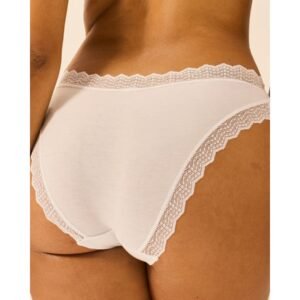 Classic Knicker Zig Zag - White