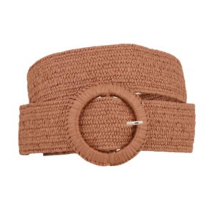 Wide Zia Belt - Mocha