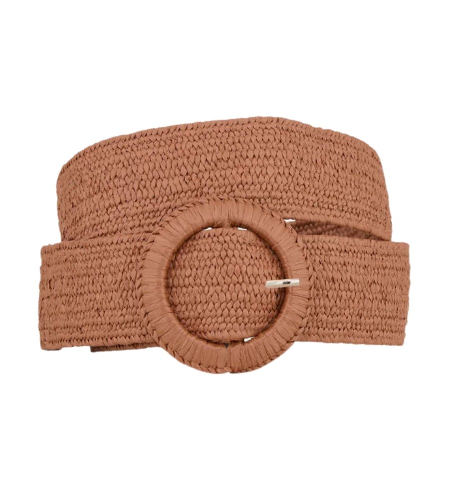 Wide Zia Belt - Mocha