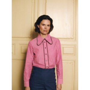 Ala Shirt - Fuchsia Stripes