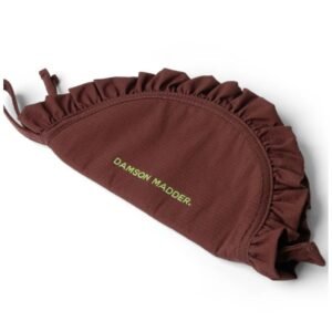 Ruffle Half Moon Make Up Bag