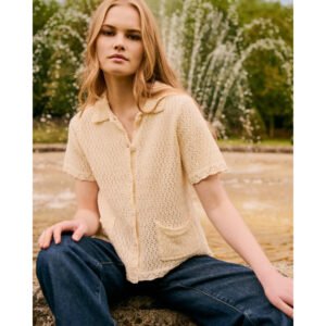 Mina Knitted Top - Ecru