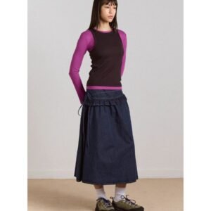 Bellamie Skirt - Dark Indigo