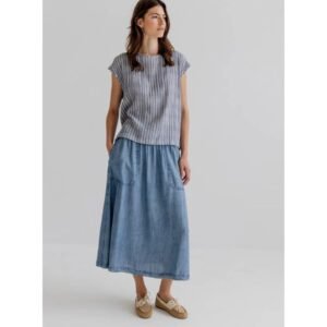 Hanna Skirt - Indigo
