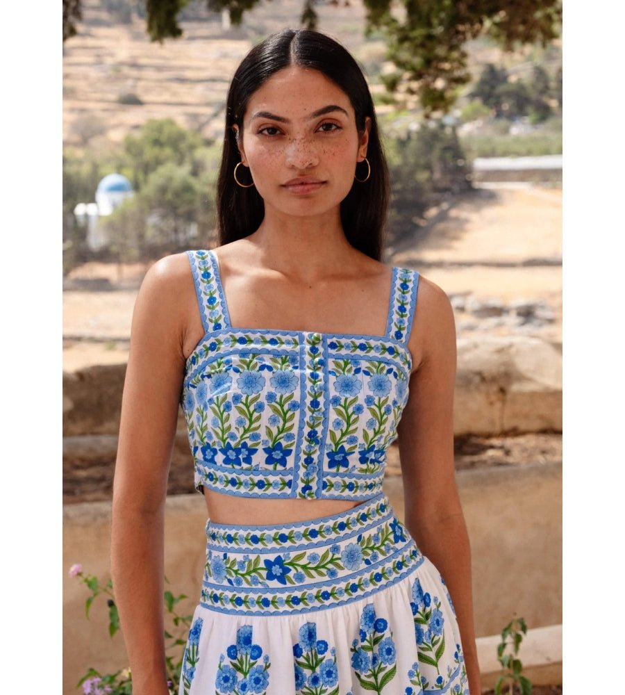 Immy Top - Lapis Meadow