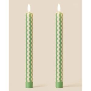 Appletini Rick Rack Candles