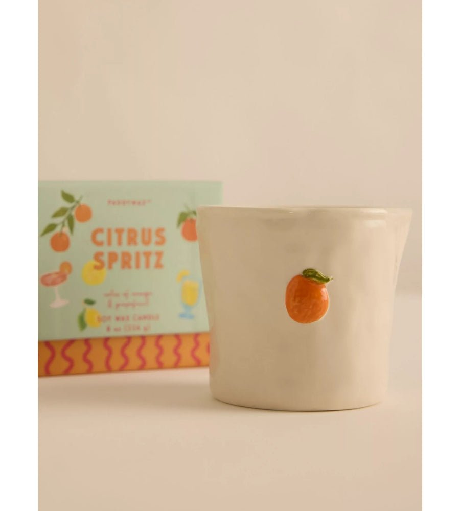 Paddywax Bistro Citrus Spritz Ceramic Candle