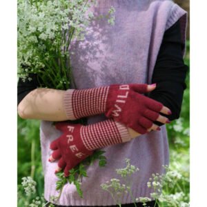Wild Free Gloves - Rhubarb/Pink