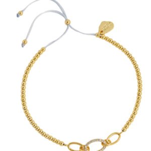 EBB7142G Oval Link CZ Louise Bracelet