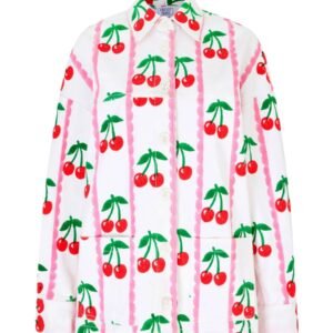 Romy Jacket - Scalloped Cherry