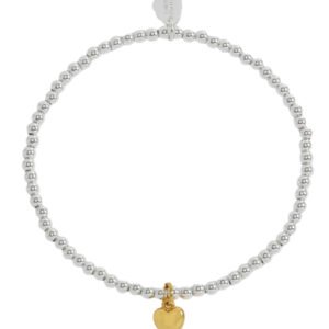 EBB6532G Puffed Heart Sienna Bracelet