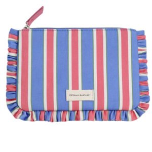 EBP7086 Frill Pouch - Blue Stripe