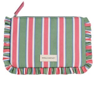 EBP7085 Frill Pouch - Green Stripe