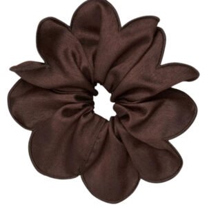 Tila Scrunchie -  Hot Fudge Brown