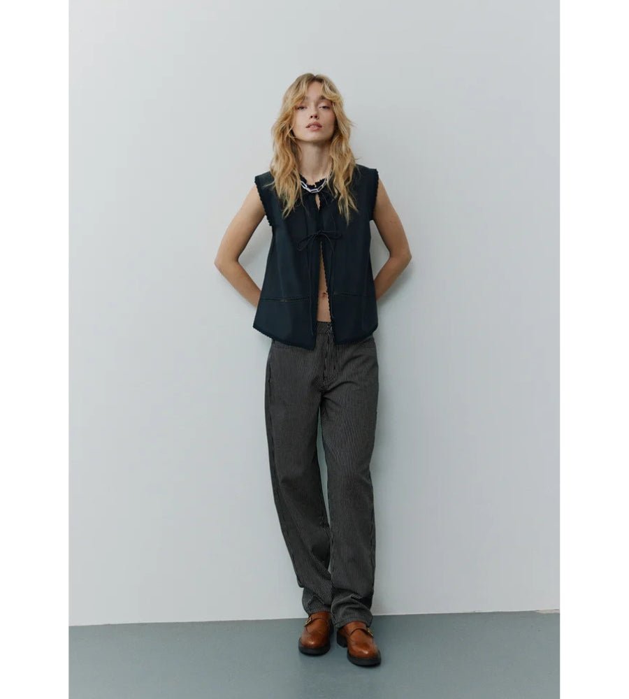 TokyoSW Jeans - Dark Grey Stripe