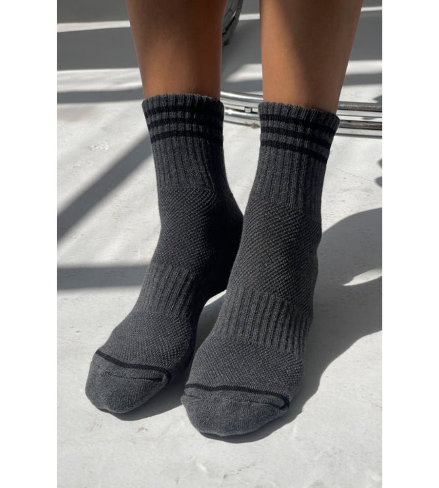 Girlfriend Socks - Soot
