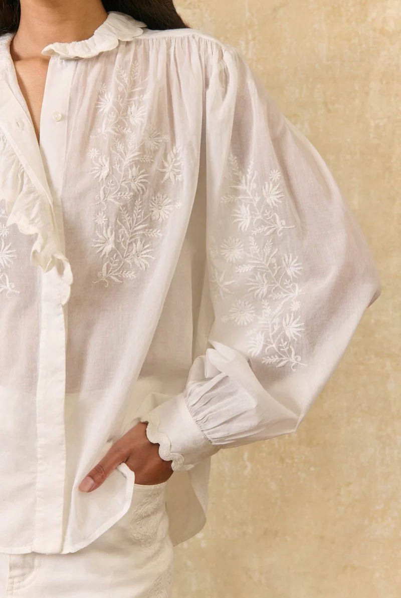 Cora Shirt - Off White - Image 3