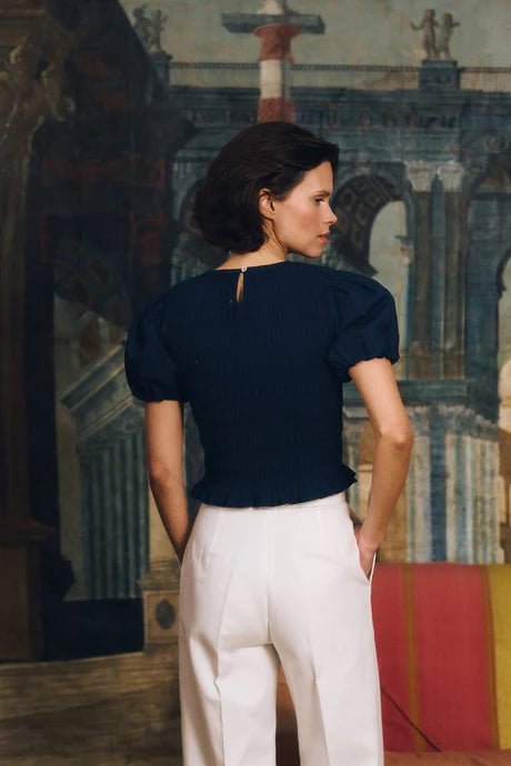 Baila Top - Navy - Image 3