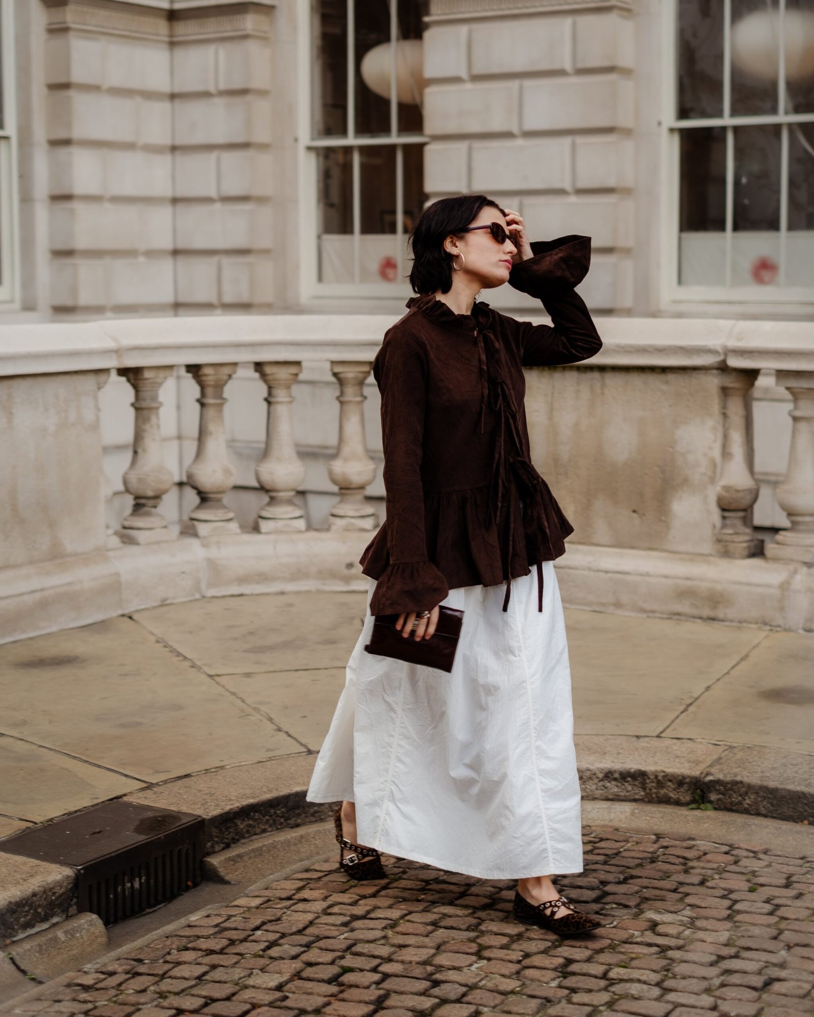 Tinky Blouse in Chocolate Cord - Image 2