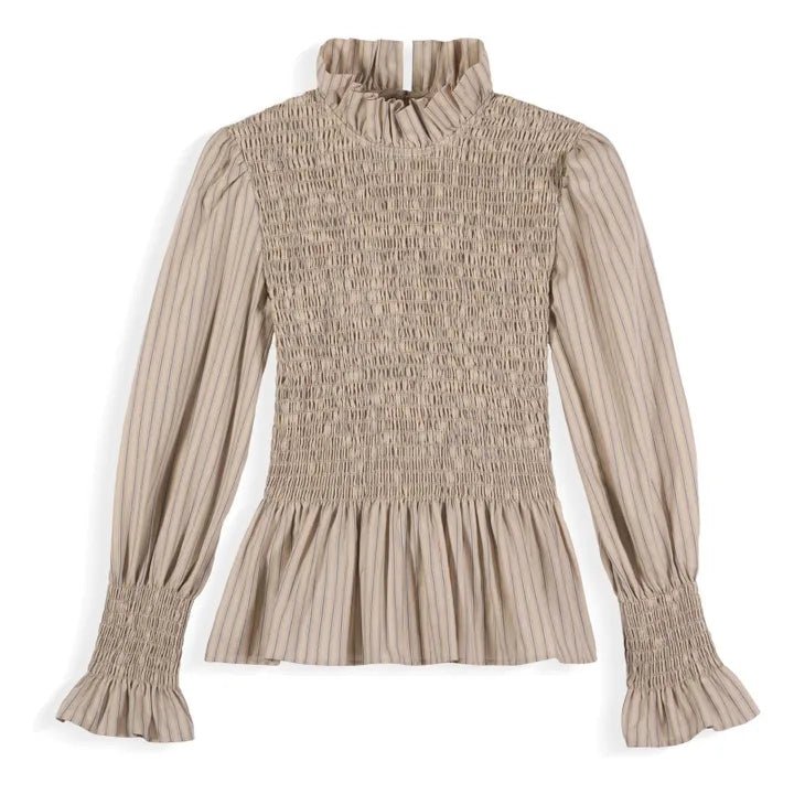 Aleria Shirt Light Blue Stripes - Image 4