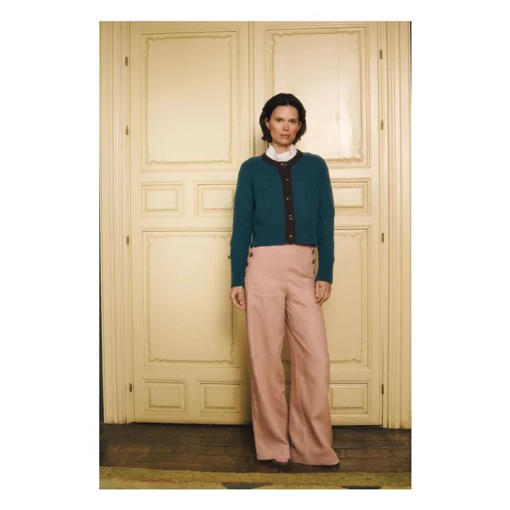 Pablo Pants - Misty Rose Linen - Image 2