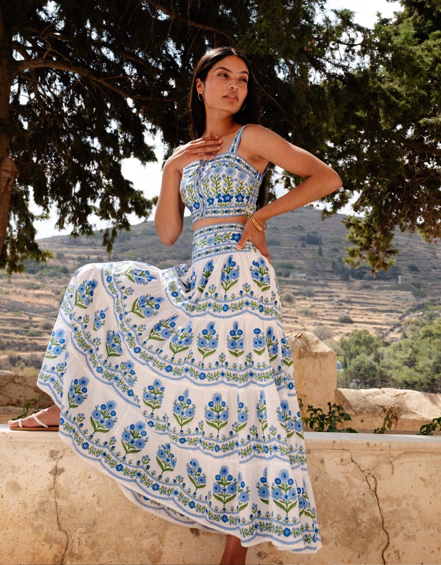 Immy Top - Lapis Meadow - Image 4