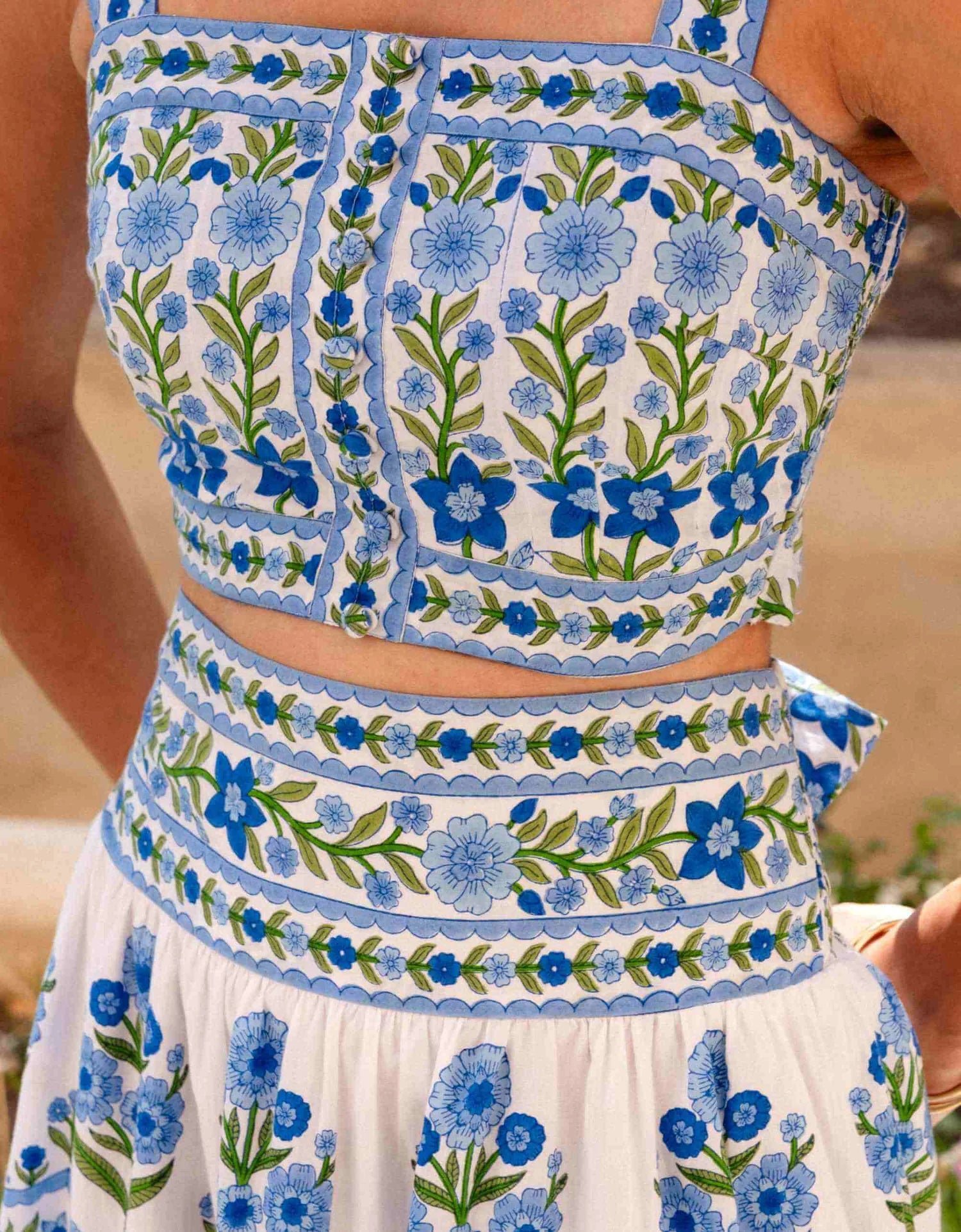 Rah Rah Skirt - Lapis Meadow - Image 3